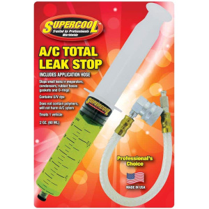 Supercool A/C Total Leak Stop – מזרק לעצירת נזילות במערכת מיזוג אוויר